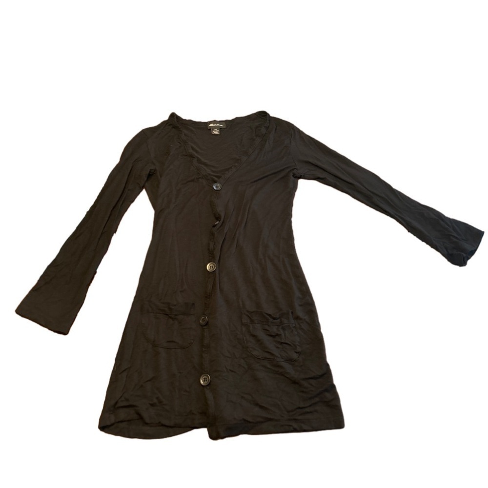 Women’s Black Seductions Brand Button Up Cardigan Size Small
